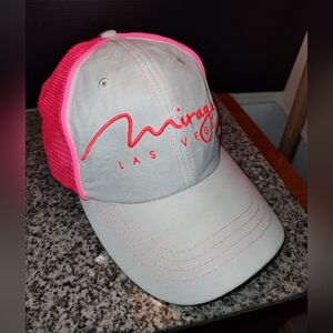 Mirage Las Vegas Pink and Gray Women's Hat